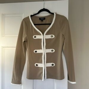 Fancy cream blouse jacket
